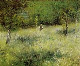 Pierre Auguste Renoir Famous Paintings - Spring at Catou